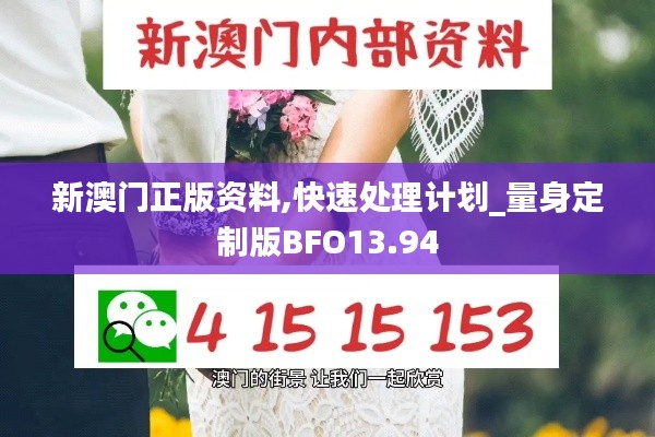 新澳门正版资料,快速处理计划_量身定制版BFO13.94