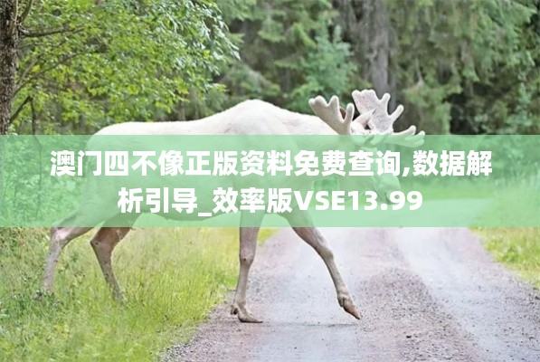 澳门四不像正版资料免费查询,数据解析引导_效率版VSE13.99