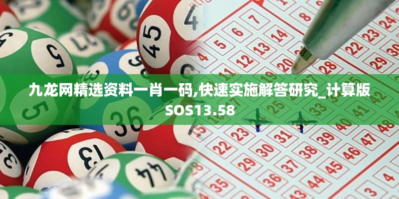 九龙网精选资料一肖一码,快速实施解答研究_计算版SOS13.58
