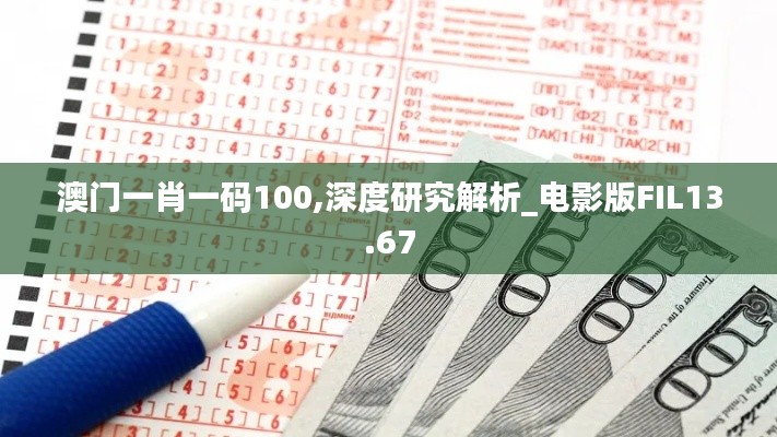 澳门一肖一码100,深度研究解析_电影版FIL13.67