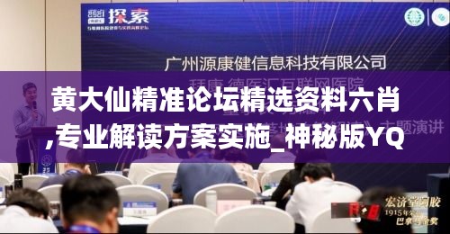 黄大仙精准论坛精选资料六肖,专业解读方案实施_神秘版YQU13.70