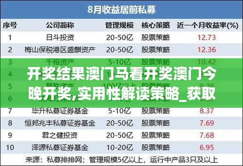 开奖结果澳门马看开奖澳门今晚开奖,实用性解读策略_获取版PWK13.11