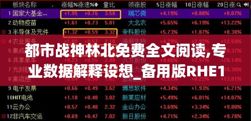 都市战神林北免费全文阅读,专业数据解释设想_备用版RHE13.85