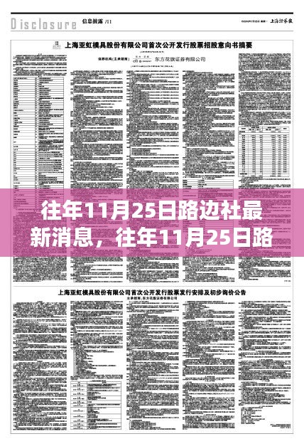 往年11月25日路边社消息综述，最新消息一览