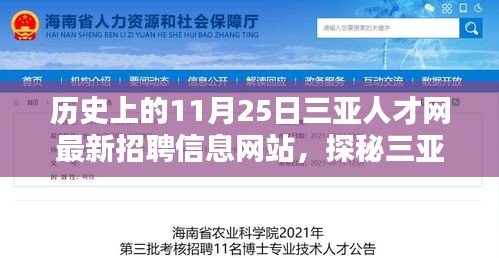 探秘三亚人才网最新招聘信息背后的神秘小巷特色小店，历史背景与最新招聘信息一览