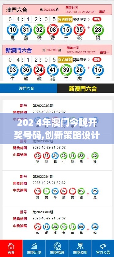 202 4年澳门今晚开奖号码,创新策略设计_计算机版NJS13.18