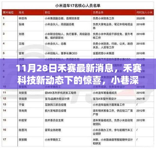 禾赛科技新动态揭秘，小巷特色美食秘境探索