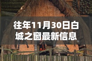 探秘白城之窗，揭秘隐藏版特色小店神秘面纱——最新信息汇总于往年11月30日白城小巷深处