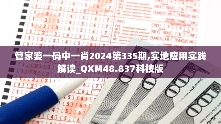 管家婆一码中一肖2024第335期,实地应用实践解读_QXM48.837科技版