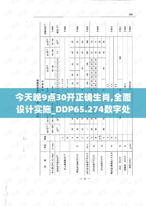 今天晚9点30开正确生肖,全面设计实施_DDP65.274数字处理版