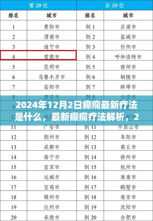 2024年癫痫最新疗法解析,革新与体验反馈