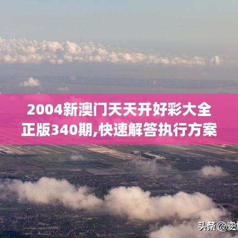 2004新澳门天天开好彩大全正版340期,快速解答执行方案_超值版1.277