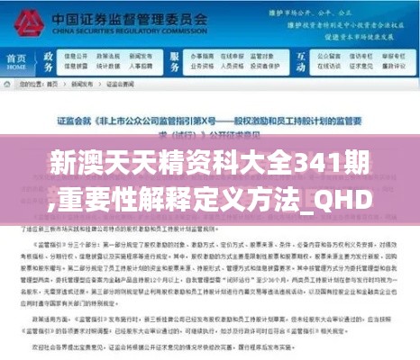 新澳天天精资科大全341期,重要性解释定义方法_QHD5.868