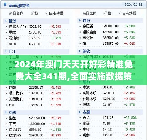 2024年澳门天天开好彩精准免费大全341期,全面实施数据策略_VE版10.131