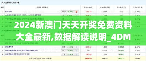 2024新澳门天天开奖免费资料大全最新,数据解读说明_4DM2.961