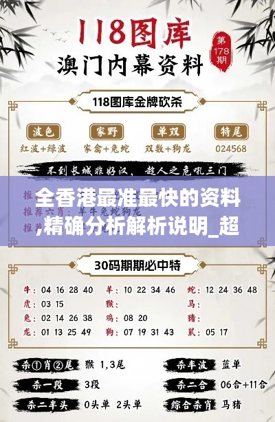 全香港最准最快的资料,精确分析解析说明_超值版110.677