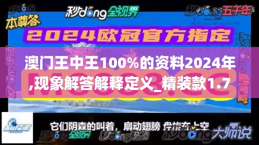 澳门王中王100%的资料2024年,现象解答解释定义_精装款1.750