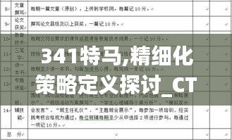 341特马,精细化策略定义探讨_CT1.203