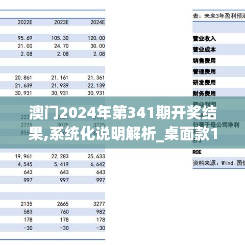 澳门2024年第341期开奖结果,系统化说明解析_桌面款13.918