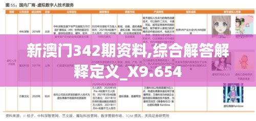 新澳门342期资料,综合解答解释定义_X9.654