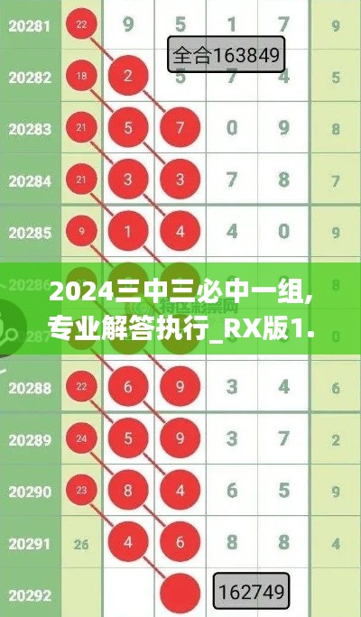 2024三中三必中一组,专业解答执行_RX版1.850
