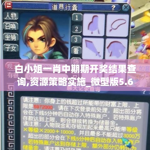 白小姐一肖中期期开奖结果查询,资源策略实施_微型版5.689