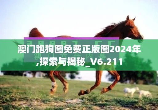 澳门跑狗图免费正版图2024年,探索与揭秘_V6.211