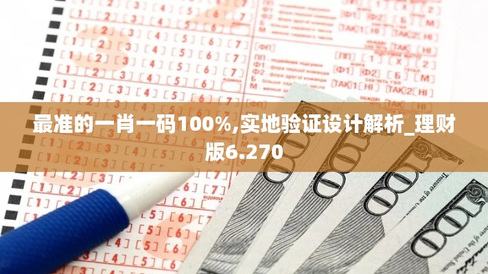 最准的一肖一码100%,实地验证设计解析_理财版6.270