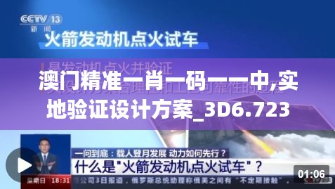 澳门精准一肖一码一一中,实地验证设计方案_3D6.723