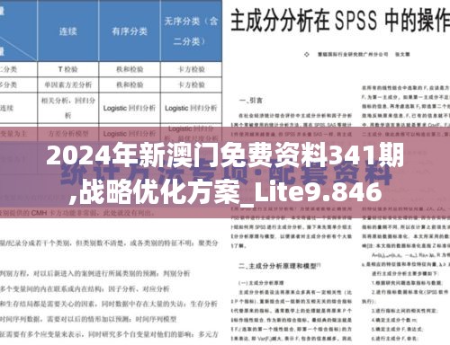 2024年新澳门免费资料341期,战略优化方案_Lite9.846
