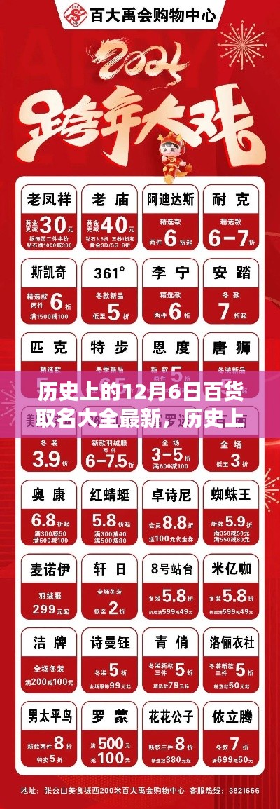 历史上的12月6日百货命名盛典,独特名称更新发布