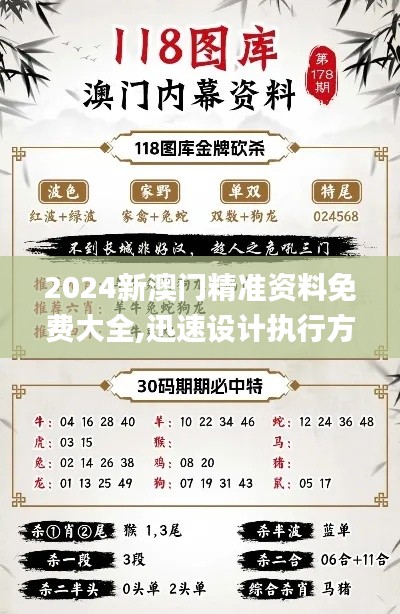 2024新澳门精准资料免费大全,迅速设计执行方案_顶级版4.492