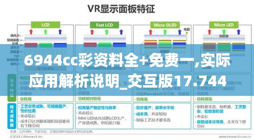 6944cc彩资料全+免费一,实际应用解析说明_交互版17.744