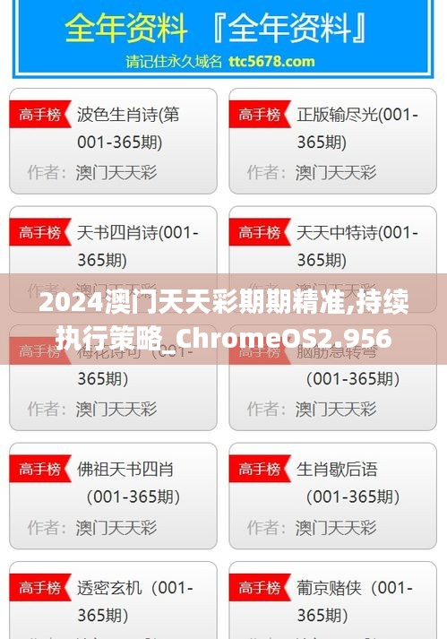 2024澳门天天彩期期精准,持续执行策略_ChromeOS2.956