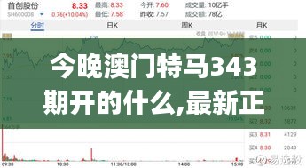 今晚澳门特马343期开的什么,最新正品解答落实_超值版12.850
