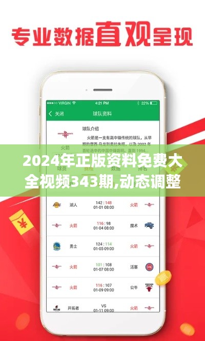 2024年正版资料免费大全视频343期,动态调整策略执行_P版4.616