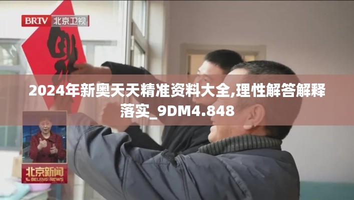 2024年新奥天天精准资料大全,理性解答解释落实_9DM4.848