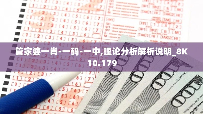管家婆一肖-一码-一中,理论分析解析说明_8K10.179