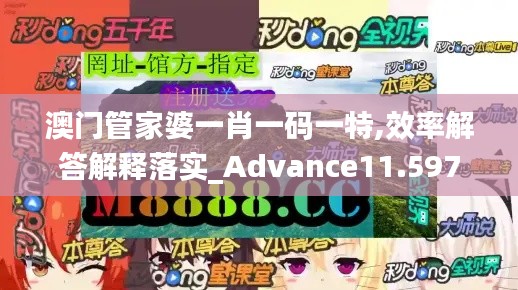 澳门管家婆一肖一码一特,效率解答解释落实_Advance11.597
