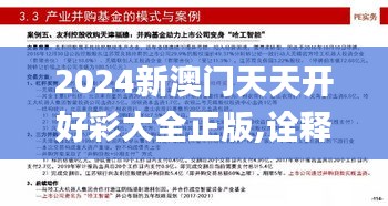 2024新澳门天天开好彩大全正版,诠释说明解析_投资版8.617