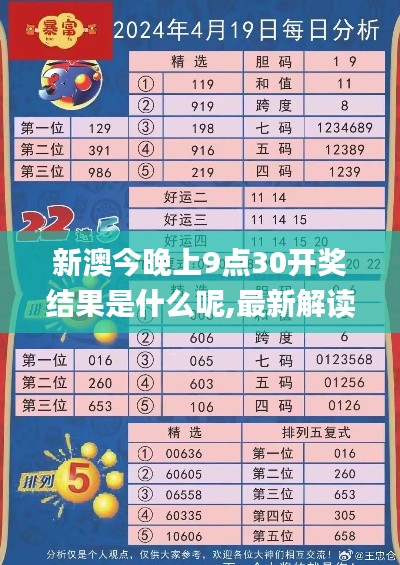 新澳今晚上9点30开奖结果是什么呢,最新解读与分析_特供版2.653
