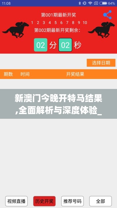 新澳门今晚开特马结果,全面解析与深度体验_旗舰版2.372