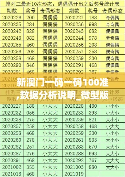 新澳门一码一码100准,数据分析说明_微型版10.662