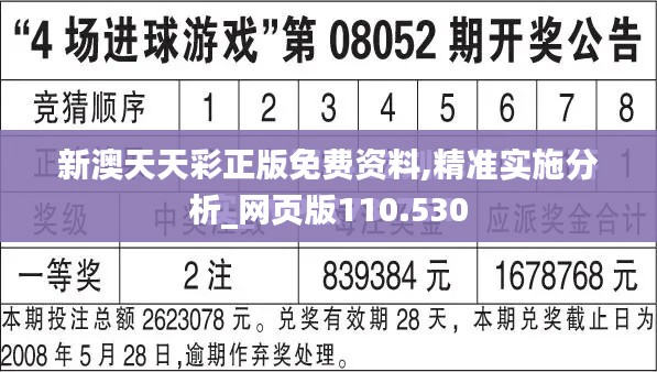 新澳天天彩正版免费资料,精准实施分析_网页版110.530