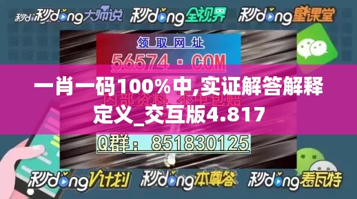 一肖一码100%中,实证解答解释定义_交互版4.817
