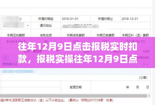 全攻略，12月9日报税实时扣款实操指南（适合初学者与进阶用户）