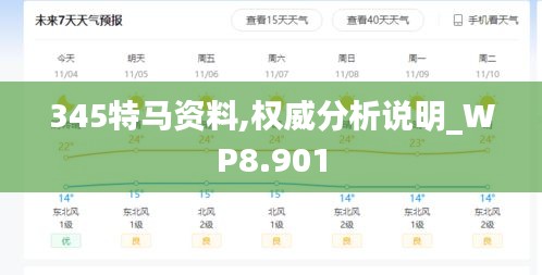 345特马资料,权威分析说明_WP8.901