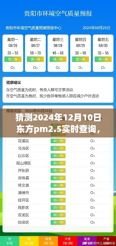 揭秘东方明珠城市未来空气质量，预测与实时查询PM2.5指南至2024年12月10日