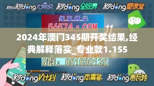2024年澳门345期开奖结果,经典解释落实_专业款1.155