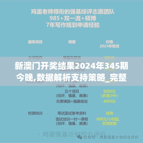 新澳门开奖结果2024年345期今晚,数据解析支持策略_完整版7.946
